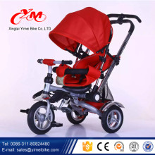 Alibaba bebé triciclo niños bicicleta en yiwu / 4 en 1 niño triciclo en venta / tres ruedas bicicleta para niños